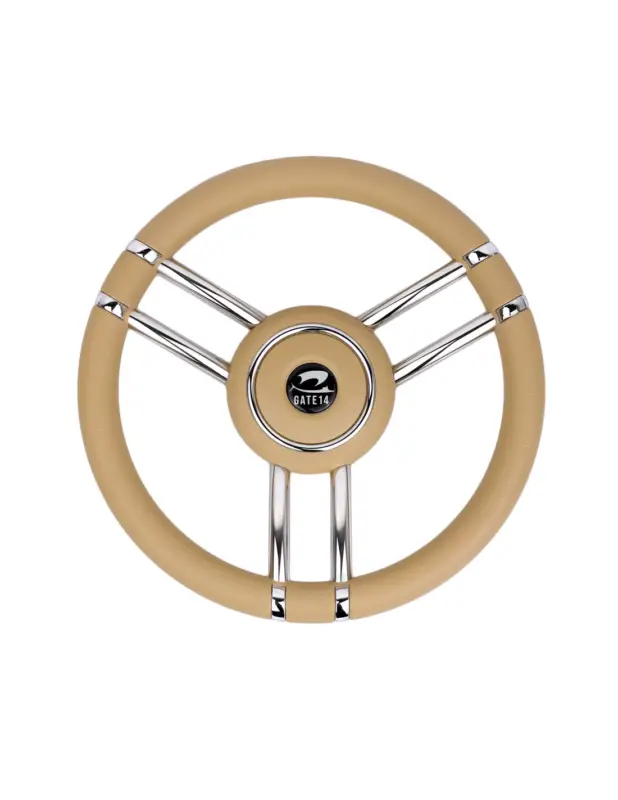 Volante a 6 razze 'Elba' avorio Ø 350 mm Soddisfatti O Rimborsati