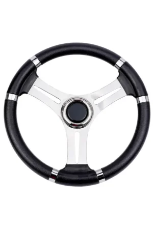 Reso Gratuito Volante a 3 razze 'Burano' nero Ø 350 mm