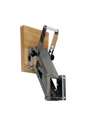Nuovo Arrivo Supporto basculante fuoribordo ausiliario inox e compensato, 7-20 HP