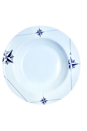 Miglior Prezzo Marine Business Northwind piatti fondi melamina 100% Ø 22,5 cm, set 6 pezzi