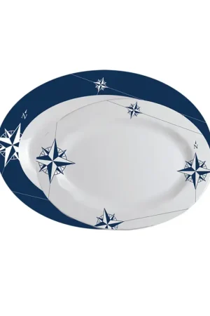 Marine Business Northwind piatti ovali melamina 30x22,5 e 35x25,5 cm set 2 Promozione