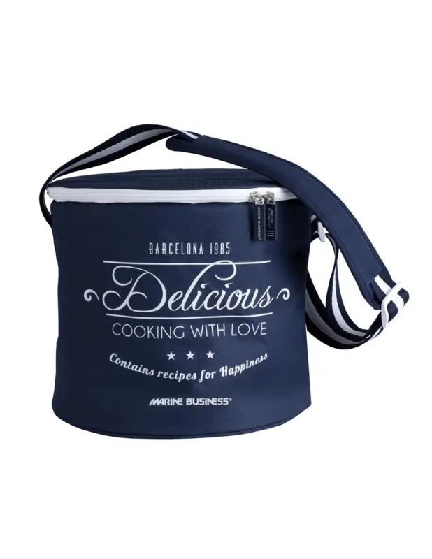 Prezzo Ridotto Borsa contenitore Marine Business Delicious Blu poliestere zip tracolla