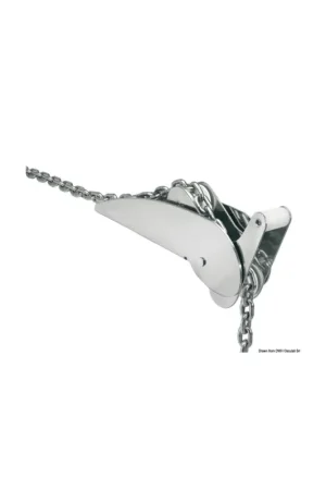 Musone a ribalta pesante Classic in acciaio inox per ancore delta e CQR Nuovo Arrivo