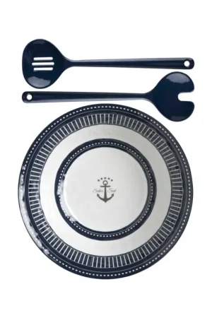 Affare Marine Business Sailor Soul insalatiera con mestoli melamina BPA free, Ø