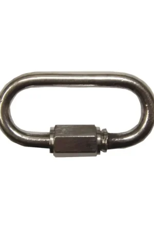 Professionale Anello a vite inox per catena, Ø 5 mm, lunghezza 49 mm