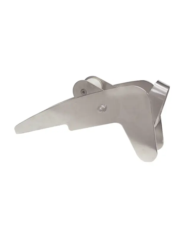 Musone di prua inox basculante per Bruce e Force, ancore 5-10 kg, 390x80 mm Direttamente Dal Produttore
