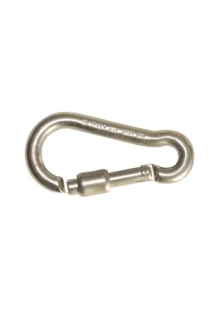 Spedito Oggi Moschettone Kong pistone esterno inox AISI 316 Key-Lock Ø 10 mm