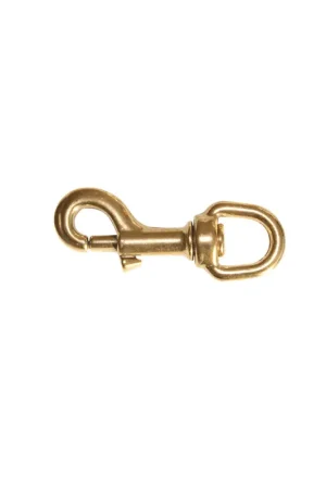 Kong moschettone ottone lucido occhio girevole, lunghezza 80-90 mm Occasione