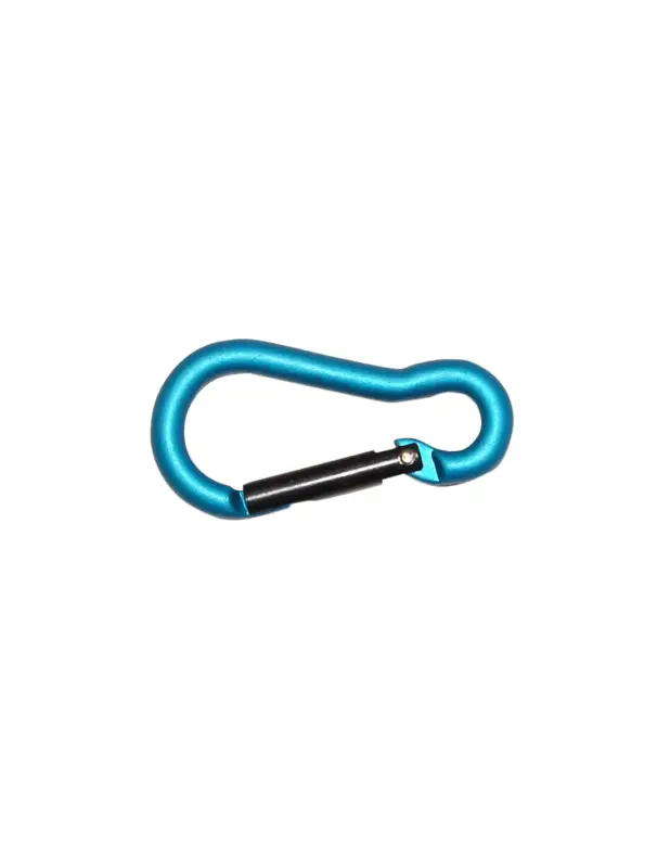 Popolare Kong moschettone a pera lega leggera Key-Lock colori assortiti, Ø 5-6 mm