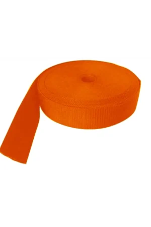 Più Venduto Fascia polipropilene arancione puntapiedi, rotoli 50 mt, altezza 25 o 30 mm