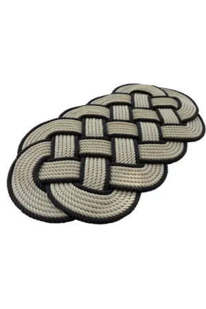 Promozione CAVALIERI tappeto ovale intrecciato a mano, poliestere Ø 10 mm, 600x330