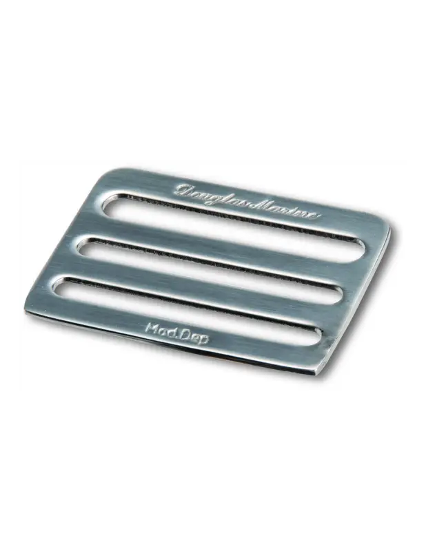 Douglas Marine fibbia inox a tre passaggi, passante 50 mm, confezione 2 pz Bestseller