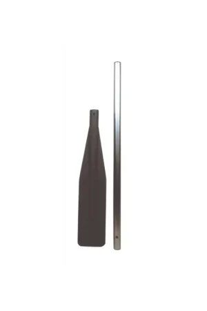 Bestseller Remo divisibile lega leggera anodizzata Ø 35 mm, pala ABS nera, 130-150 cm