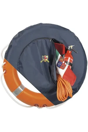 Offerta Speciale Veleria San Giorgio contenitore salvagente anulare con borsa integrata blu