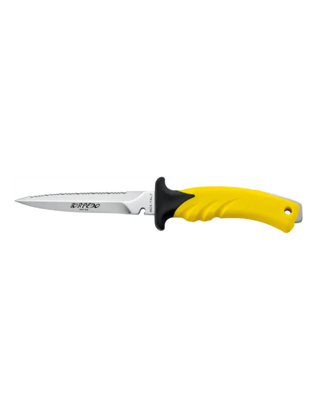 Prezzo Di Fabbrica Coltello MAC Torpedo 11, lama inox con sega 115 mm, fodero incluso