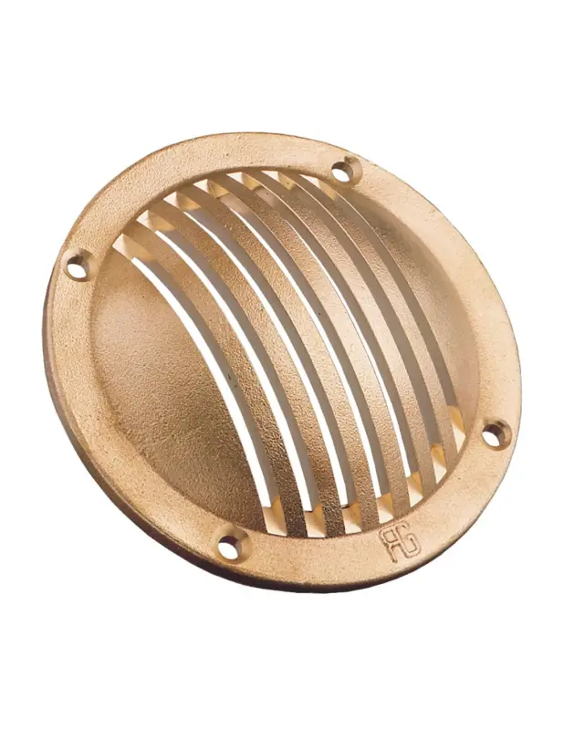 Nuovo Arrivo Griglia scarico a mare in ottone Guidi, Ø esterno 60/120 mm, 4 misure