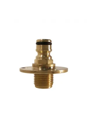 Attacco rapido maschio FNI ottone 1/2, rondella Ø 50 mm tre fori Promozione Esclusiva