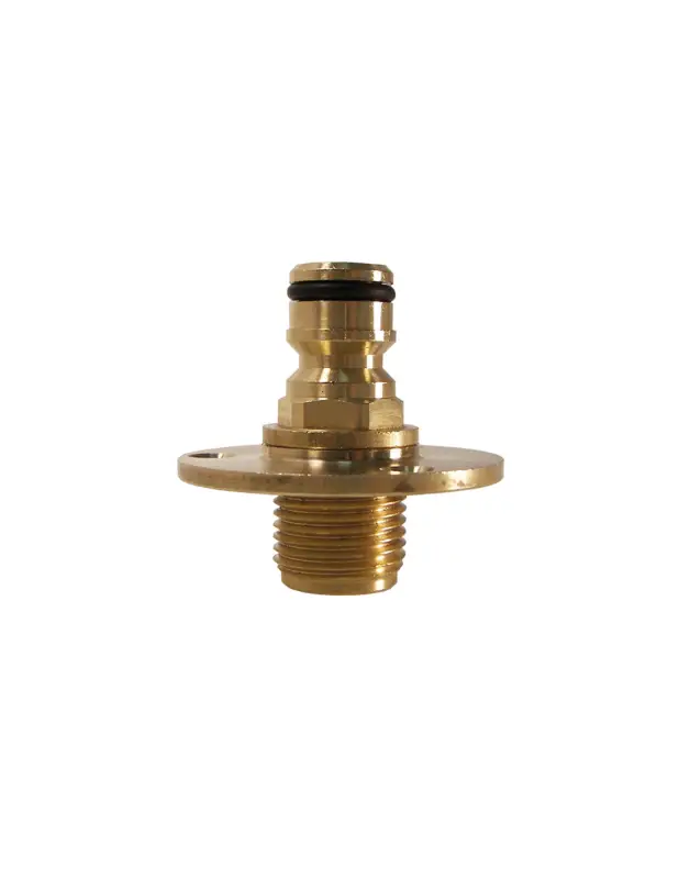 Attacco rapido maschio FNI ottone 1/2, rondella Ø 50 mm tre fori Promozione Esclusiva
