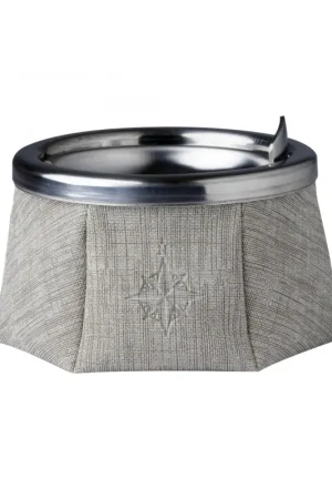 Posacenere windproof Marine Business Stone, inox e polipiel, Ø 11,5 cm Di Tendenza