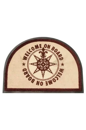 Offerta Speciale Tappetino antiscivolo Marine Business Welcome moquette UV 70x50 cm beige