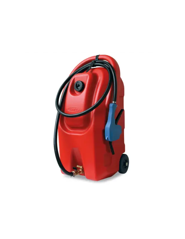 Scelto Dai Clienti Can Sb serbatoio portatile Caddy PEHD 59 lt, ruote e pistola erogatrice, UN