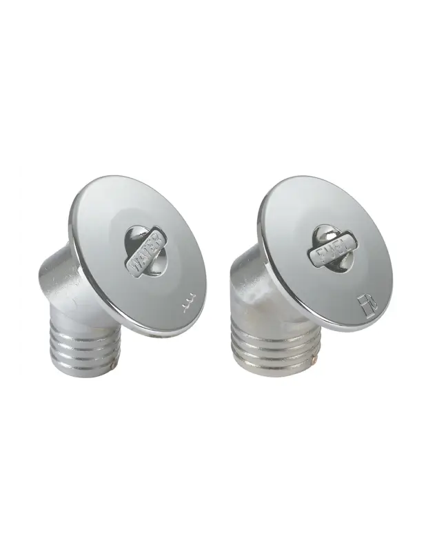 A Buon Prezzo Foresti tappo imbarco inclinato 30° ottone cromato, levetta ad incasso