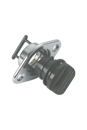 Spedizione Espresso Foresti ombrinale ottone cromato con tappo nylon imperdibile, foro Ø 18 mm