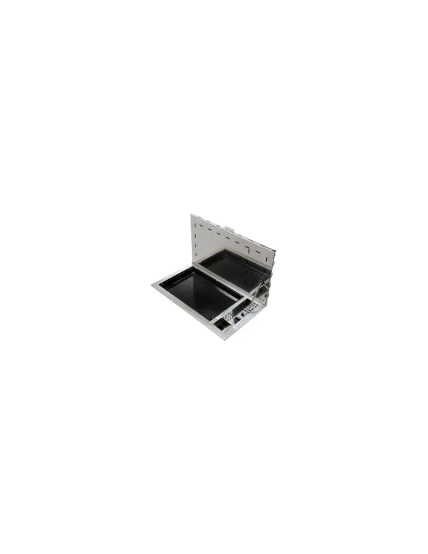 Quantità Limitata ENO Antigua barbecue incasso gas inox, piastra ghisa smaltata, 2500 W