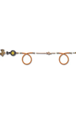 Popolare ENO Kit collegamento bombola gas, regolatore con rubinetto e tubo