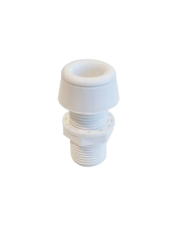 Ceredi supporto plastica bianca doccetta Ø 22 mm foro 30 mm L 80 mm Nuovo Arrivo