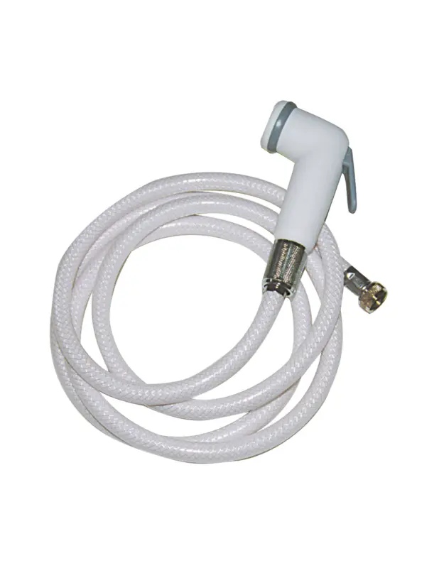 Doccetta ABS bianco acqua calda/fredda leva pressione con blocco, tubo 2 mt Ordina Subito