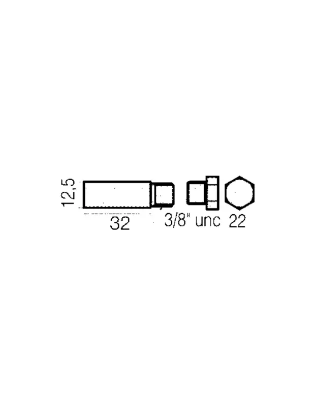 Prezzo Ridotto Tecnoseal barotto con tappo zinco Yanmar 6CX-ETE, rif. 119574-44150