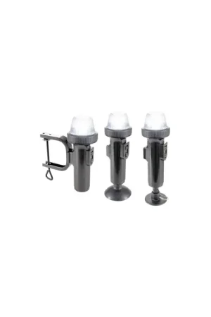 Fanale LED a batteria 360° con base o ventosa Vendita Finale