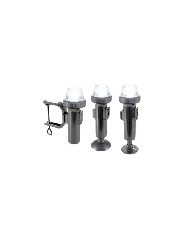 Fanale LED a batteria 360° con base o ventosa Vendita Finale
