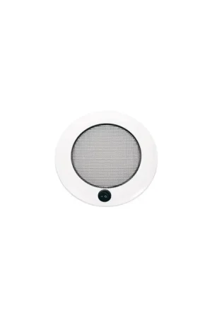 Plafoniera LED slim 10-30V bianco caldo/rosso con interruttore, Ø127 mm ABS Spedito Oggi