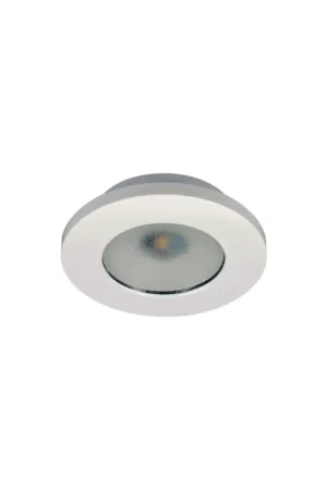 Spedizione Espresso Faretto LED ad incasso Ted N, cornice composito bianco, IP66