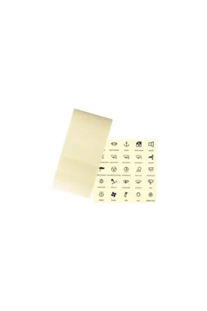 Etichette adesive per pannelli elettrici e interruttori di bordo Must-Have