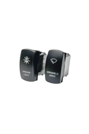 Interruttore basculante impermeabile IP68 con incisione laser Spedizione Espresso