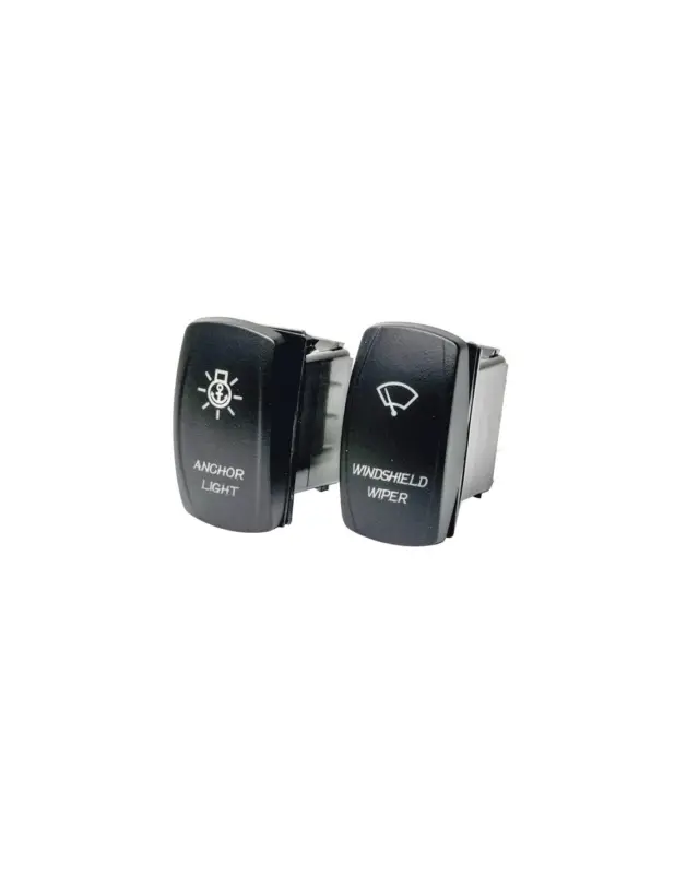 Interruttore basculante impermeabile IP68 con incisione laser Spedizione Espresso