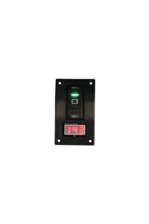 Reso Gratuito Pannello Startech IP65 tester per due batterie, con valvole e LED