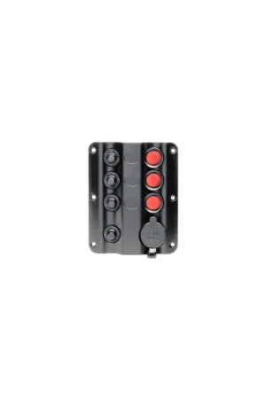 Ordina Subito Pannello elettrico marino Wave Socket, 3 circuiti, IP65, 12V con presa