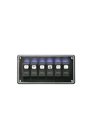 Bestseller Pannello Black Sea impermeabile IP65 con interruttori Carling e fusibili
