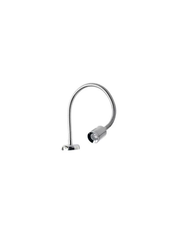 Nuova Collezione Luce da carteggio LED Chrome Flex B, base ottone cromato 8-30V