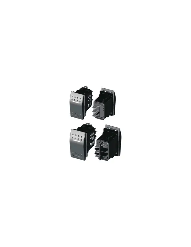 Interruttore basculante impermeabile IP68 con LED bianco 12/24V Offerta Lampo