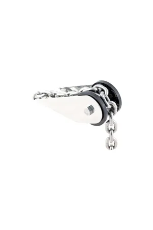Musone passa catena fisso Compact in acciaio inox 316, L160 x W52 mm Offerta Lampo