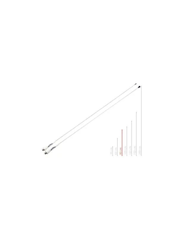 Antenna VHF RA106 in vetroresina o acciaio inox, attacco FME Promozione Esclusiva