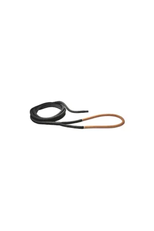 Treccia ormeggio nera con gassa impiombata in poliestere HT Offerta Speciale