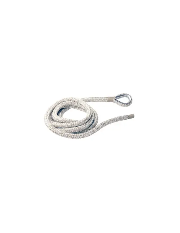 Offerta Del Giorno Treccia ormeggio beige con redancia inox impiombata