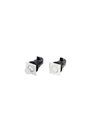 Southco chiusura a spinta Point Q con pulsante a filo e flangia quadra Must-Have