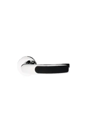 Coppia maniglie Mobella Style in ottone cromato, con serratura, 124x46 mm Bestseller